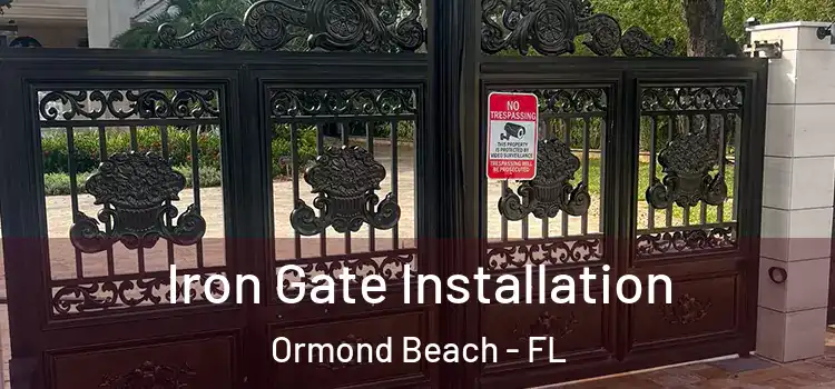 Iron Gate Installation Ormond Beach - FL